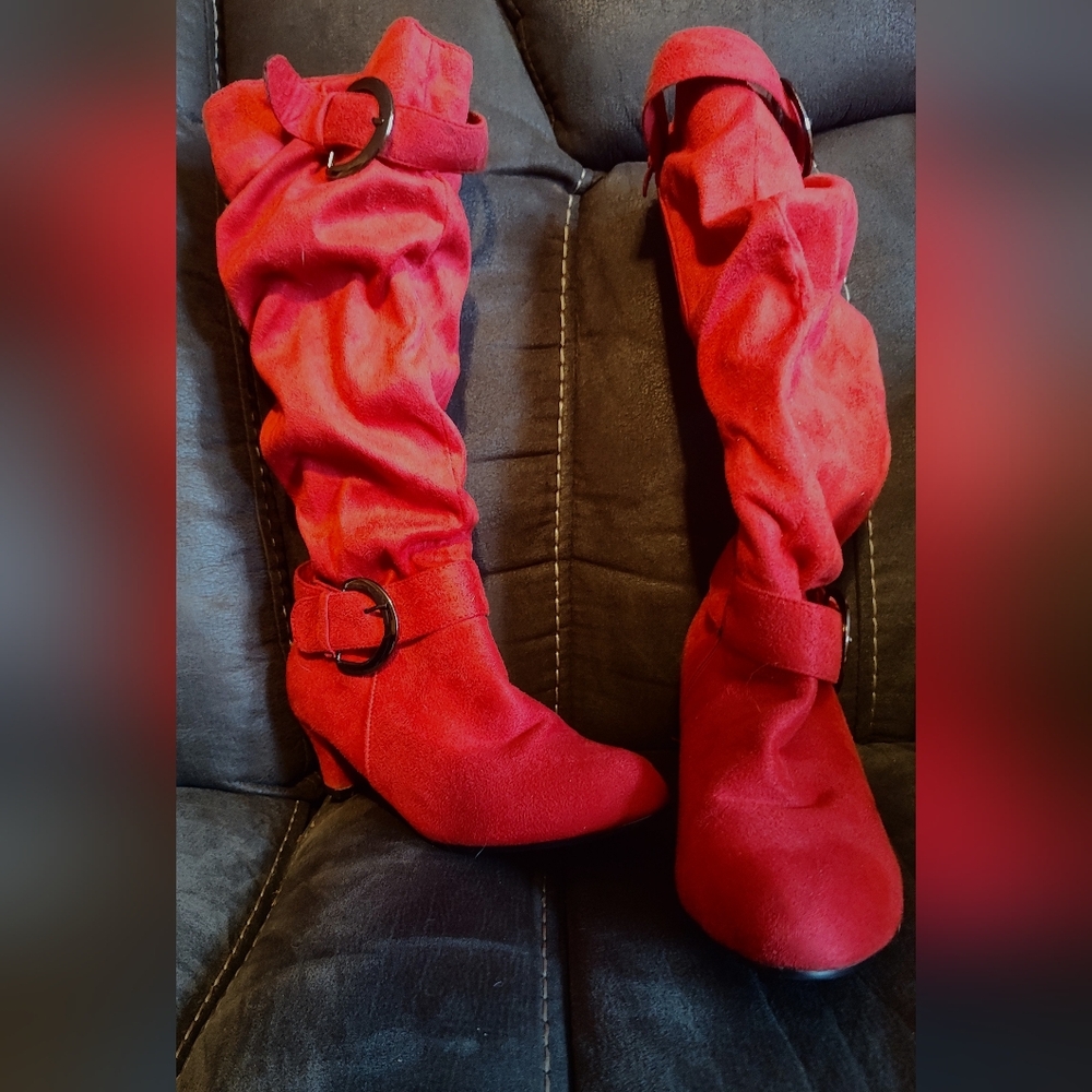 Stylish Red Women's Boots